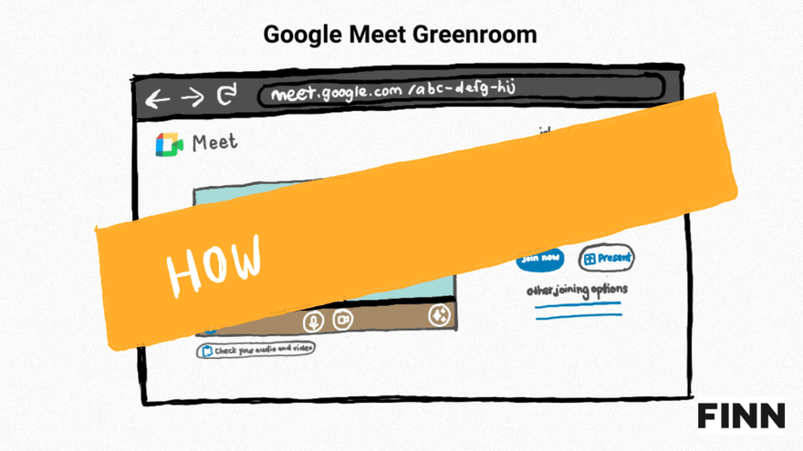 Do a soundcheck: Use the Google Meet Greenroom to check if your audio and camera functions are working.